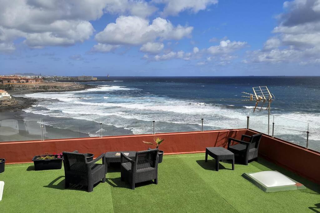 Ferienwohnung Cosy Flat For 2 Directly At The Beach Melenara Exterior foto